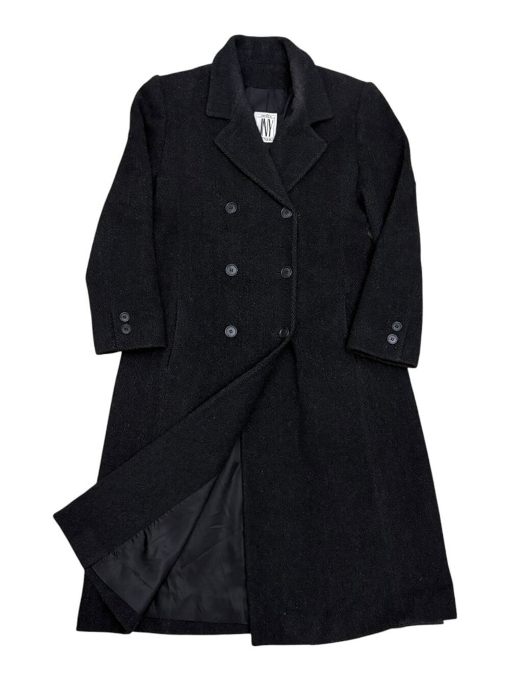 JONES NY Wool Pea Coat VINTAGE Retro Business Casual Winter Jacket Womens Medium